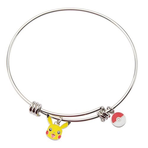 Pokemon Pikachu Stainless Steel Charm Bracelet